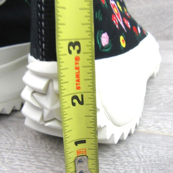 Converse Run Star Hike HI Embroidered Floral Womens Size 9.5 Sneaker NEW - Picture 11 of 16